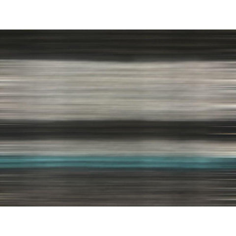 Fabric Pinstripes IV Black Modern Wood Framed Art Print with Double Matting by Grayscale
