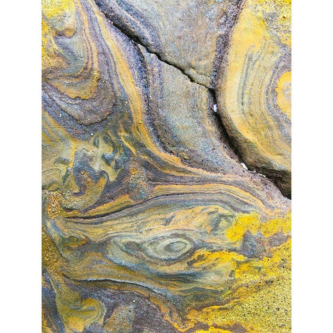 Eroded Sandstone I Black Modern Wood Framed Art Print by Grayscale