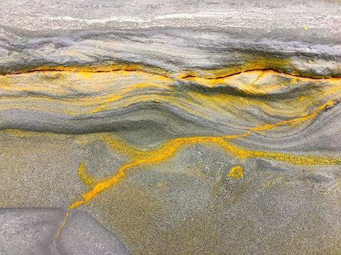 Eroded Sandstone III Black Ornate Wood Framed Art Print with Double Matting by Grayscale