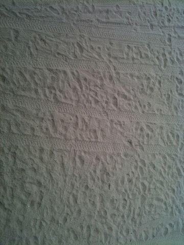 Sand Prints IV Black Ornate Wood Framed Art Print with Double Matting by Grayscale