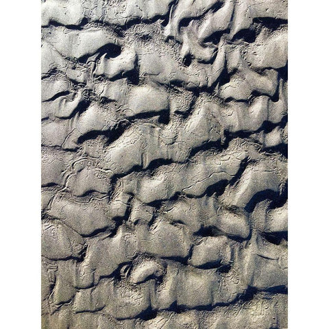 Sand Prints V Black Modern Wood Framed Art Print by Grayscale