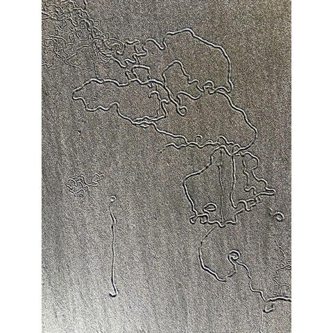 Sand Prints VIII White Modern Wood Framed Art Print by Grayscale