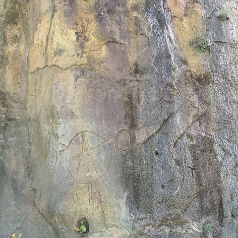 Sand Wall VII Black Ornate Wood Framed Art Print with Double Matting by Grayscale