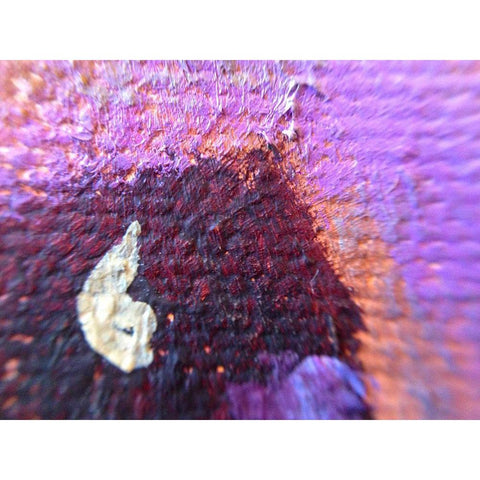 Paint Closeup III Gold Ornate Wood Framed Art Print with Double Matting by Grayscale