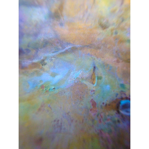 Oxidized Metal IX Black Modern Wood Framed Art Print by Grayscale