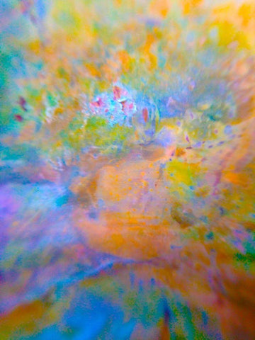 Oxidized Metal XI White Modern Wood Framed Art Print with Double Matting by Grayscale