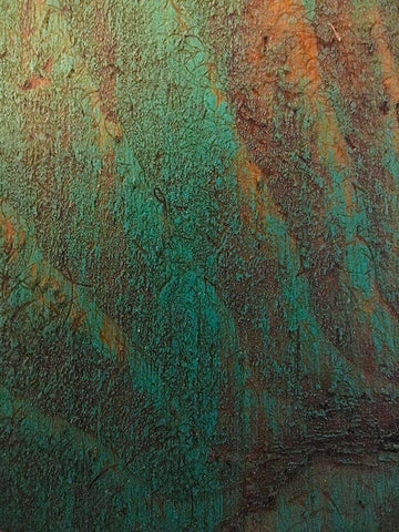 Painted Wood Panel I White Modern Wood Framed Art Print with Double Matting by Grayscale