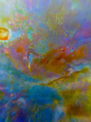 Oxidized Metal XIII Black Ornate Wood Framed Art Print with Double Matting by Grayscale