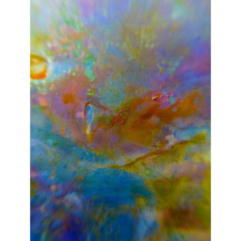 Oxidized Metal XIII Black Modern Wood Framed Art Print by Grayscale