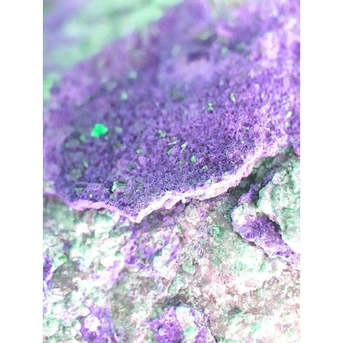 Purple Aggregate I Black Modern Wood Framed Art Print by Grayscale