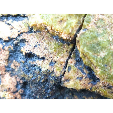 Jade Aggregate I Black Modern Wood Framed Art Print by Grayscale