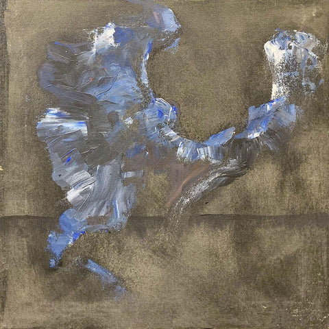 Shaman Dance I Gold Ornate Wood Framed Art Print with Double Matting by Grayscale