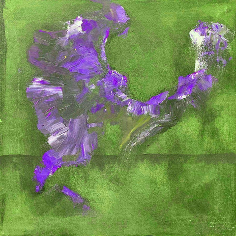 Shaman Dance III Gold Ornate Wood Framed Art Print with Double Matting by Grayscale