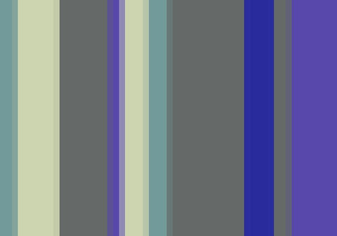 Cool Stripes I White Modern Wood Framed Art Print with Double Matting by Grayscale