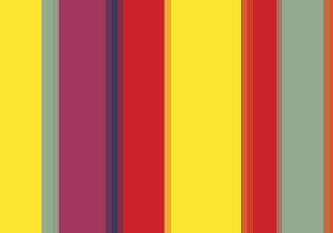 Bright Stripes VIII White Modern Wood Framed Art Print with Double Matting by Grayscale
