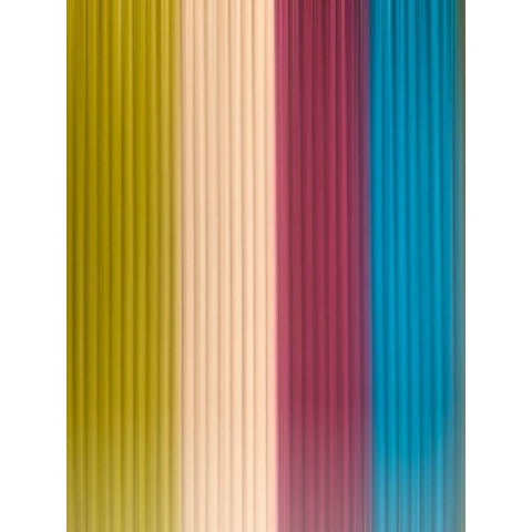 Fabric Pinstripes II White Modern Wood Framed Art Print by Grayscale