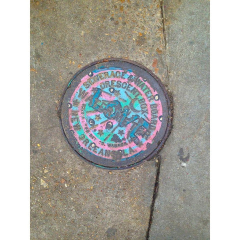 Water Cover III White Modern Wood Framed Art Print by Grayscale