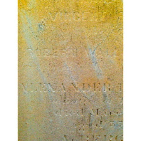 Mausoleum I Black Modern Wood Framed Art Print with Double Matting by Grayscale