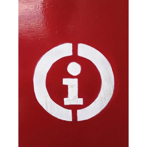 Information Gold Ornate Wood Framed Art Print with Double Matting by Grayscale