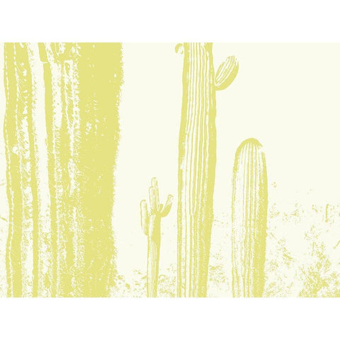 Desert Silhouette IV Black Modern Wood Framed Art Print by Popcorn