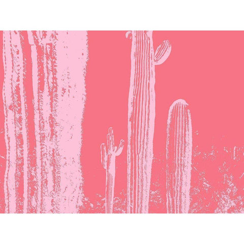 Desert Silhouette VI Gold Ornate Wood Framed Art Print with Double Matting by Popcorn