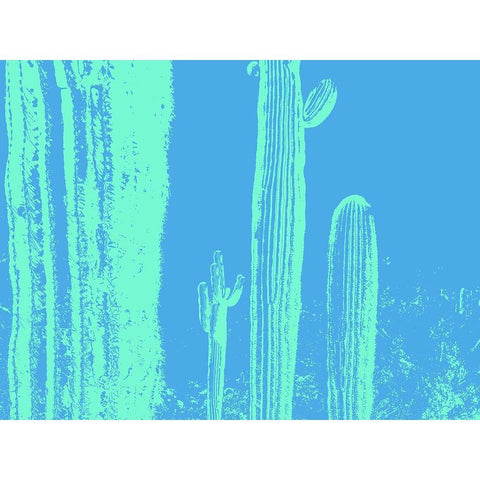 Desert Silhouette VII Gold Ornate Wood Framed Art Print with Double Matting by Popcorn