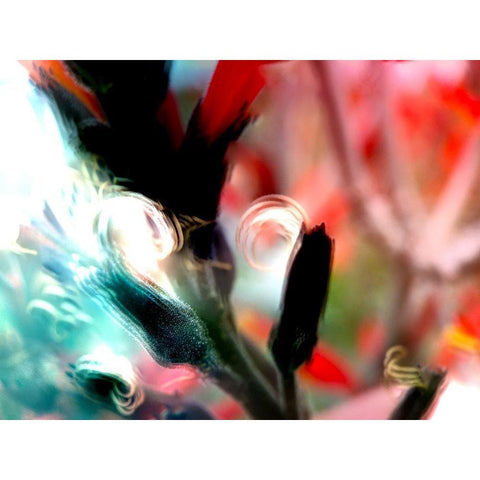 Flore Muse I Gold Ornate Wood Framed Art Print with Double Matting by Popcorn