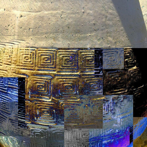 Defabricated: Pot Gold Ornate Wood Framed Art Print with Double Matting by Tenoever, William