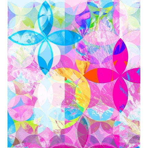 Desert Broom Abstract B Gold Ornate Wood Framed Art Print with Double Matting by Tenoever, William