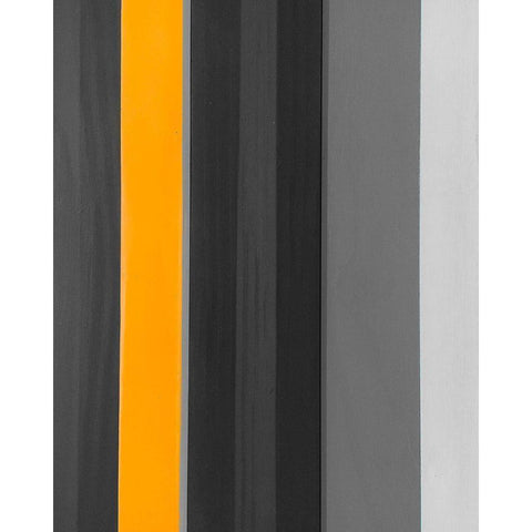 Stripes III White Modern Wood Framed Art Print by Tenoever, William