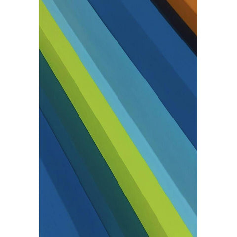 Stripes VII White Modern Wood Framed Art Print by Tenoever, William