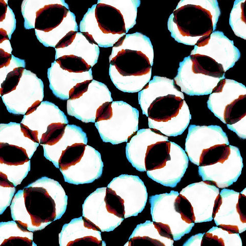 Cell Division 3 Black Ornate Wood Framed Art Print with Double Matting by Tenoever, William