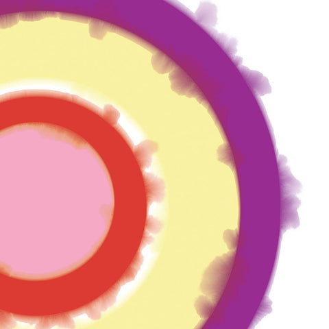 Sol 1 White Modern Wood Framed Art Print with Double Matting by Tenoever, William