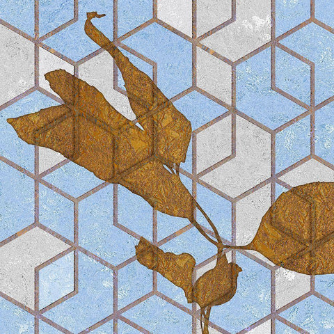 Geometric Obscura White Modern Wood Framed Art Print by Tenoever, William