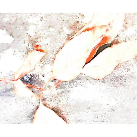 Earthen White Modern Wood Framed Art Print by Tenoever, William