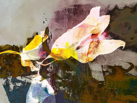 Of The Earth b White Modern Wood Framed Art Print with Double Matting by Tenoever, William