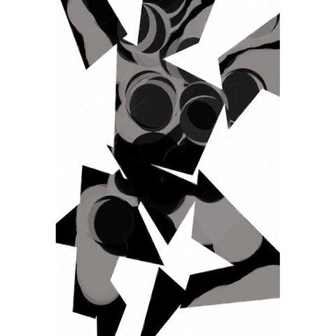 DancingOutLoud Black Modern Wood Framed Art Print with Double Matting by Tenoever, William