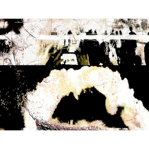 NightFall Black Modern Wood Framed Art Print by Tenoever, William