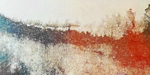 Transient States 2 White Modern Wood Framed Art Print with Double Matting by Tenoever, William