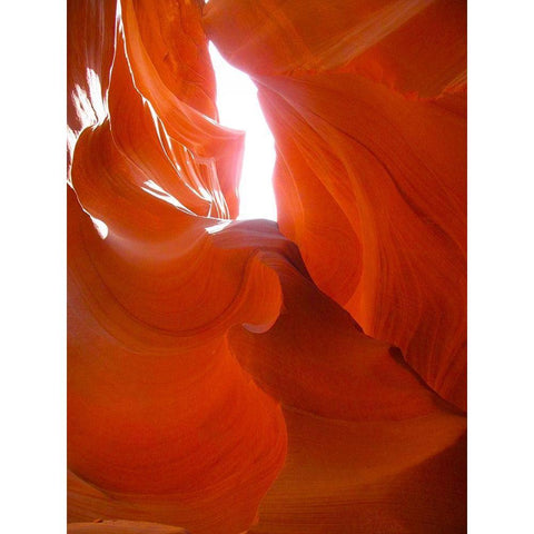 Antelope Canyon II White Modern Wood Framed Art Print by Popcorn