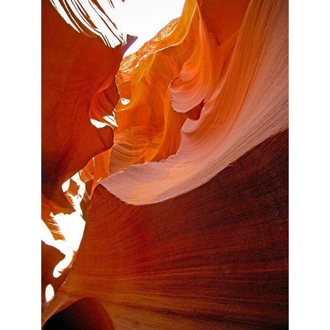 Antelope Canyon VI Black Modern Wood Framed Art Print with Double Matting by Popcorn