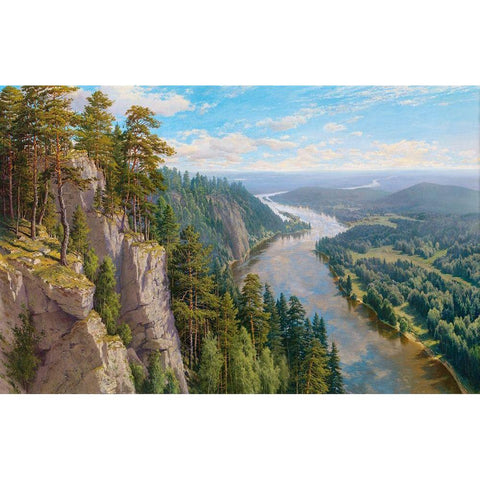 Free wind Black Modern Wood Framed Art Print by Basov, Sergej