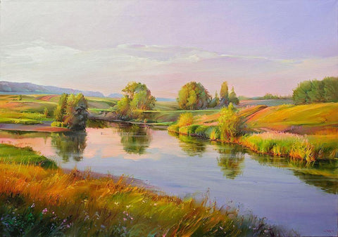 Lets take some rest Black Ornate Wood Framed Art Print with Double Matting by Romanov, Roman