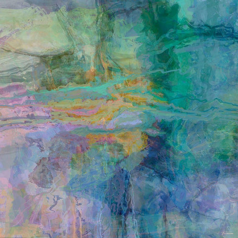 Geometric IV White Modern Wood Framed Art Print with Double Matting by Tienhaara, Michael