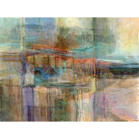 Emergence V Black Modern Wood Framed Art Print with Double Matting by Tienhaara, Michael