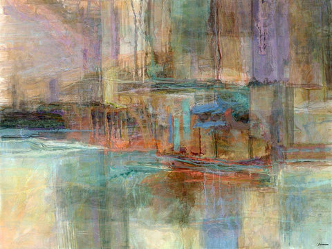 Emergence VI Black Ornate Wood Framed Art Print with Double Matting by Tienhaara, Michael