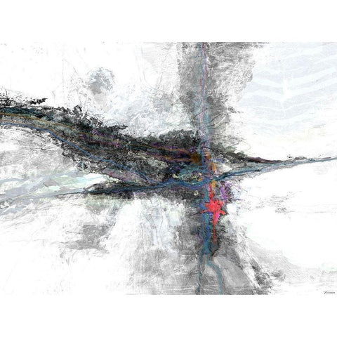 B and W I Color Accents II Gold Ornate Wood Framed Art Print with Double Matting by Tienhaara, Michael