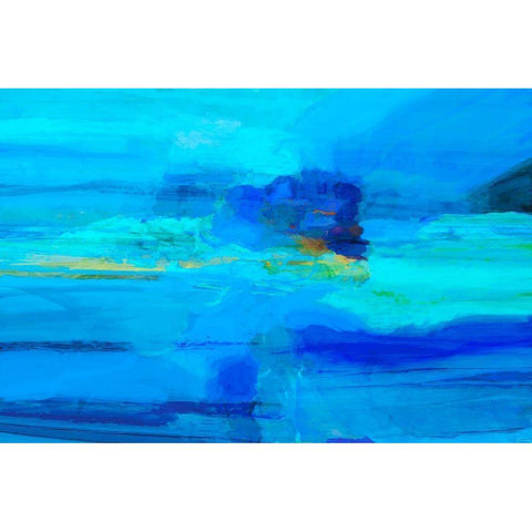 Emanate II White Modern Wood Framed Art Print by Tienhaara, Michael