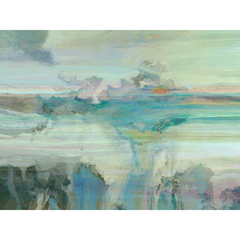 Melodious IV White Modern Wood Framed Art Print by Tienhaara, Michael