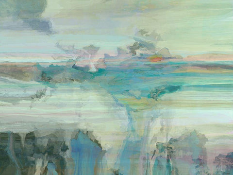 Melodious IV Black Ornate Wood Framed Art Print with Double Matting by Tienhaara, Michael